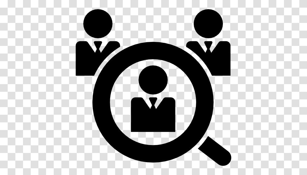 Male Job Search Symbol, Stencil, Silhouette, Logo Transparent Png