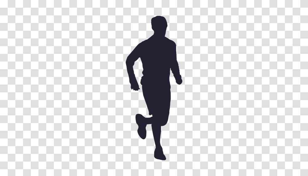 Male Marathon Running Silhouette, Sleeve, Person, Long Sleeve Transparent Png