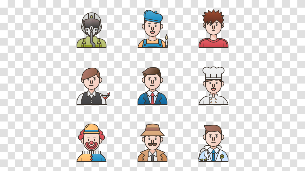 Male Occupations Cartoon, Person, Head, Face, Judge Transparent Png