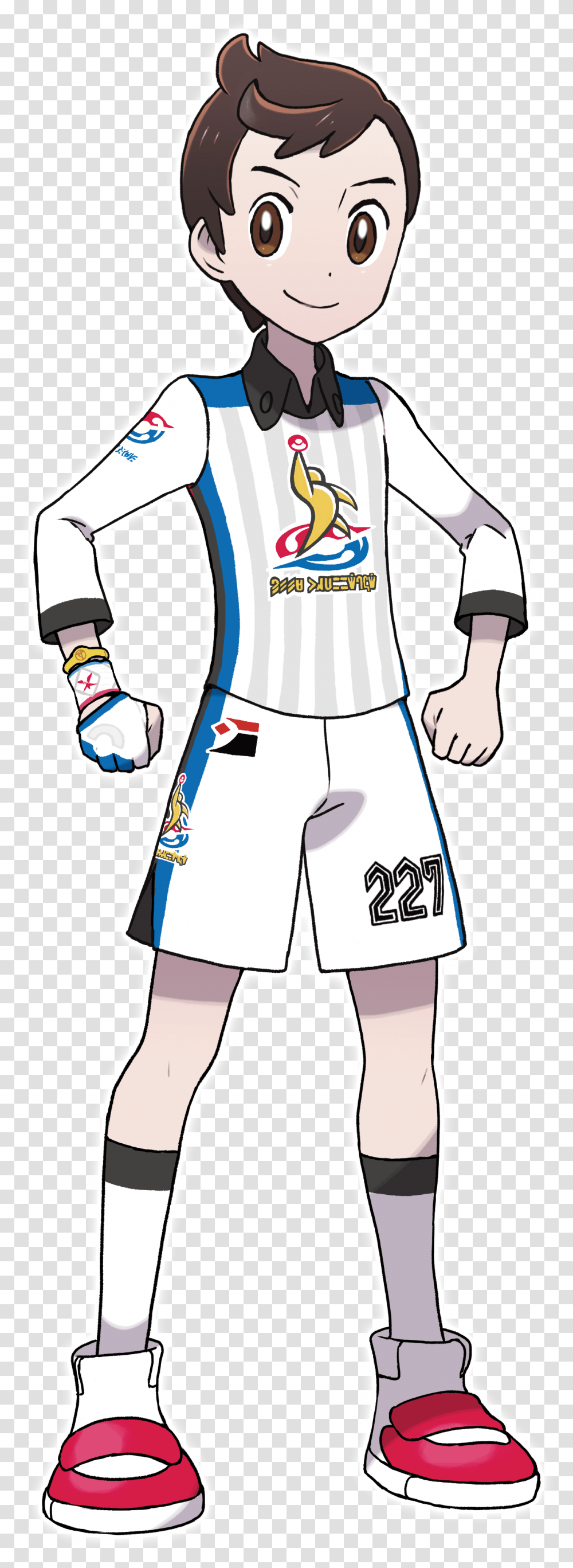 Male Protagonist Sword Pokemon Gym Uniform, Person, Human, Astronaut, Clothing Transparent Png