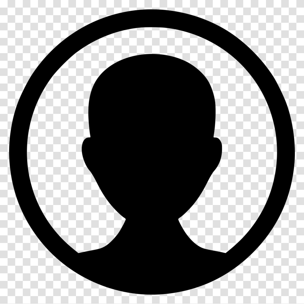 Male Shadow Circle Default Profile Image Round, Logo, Trademark, Painting Transparent Png