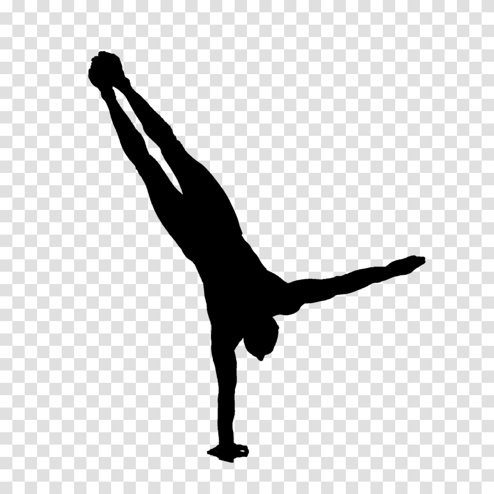 Male Siloute Flipping, Gray, World Of Warcraft Transparent Png