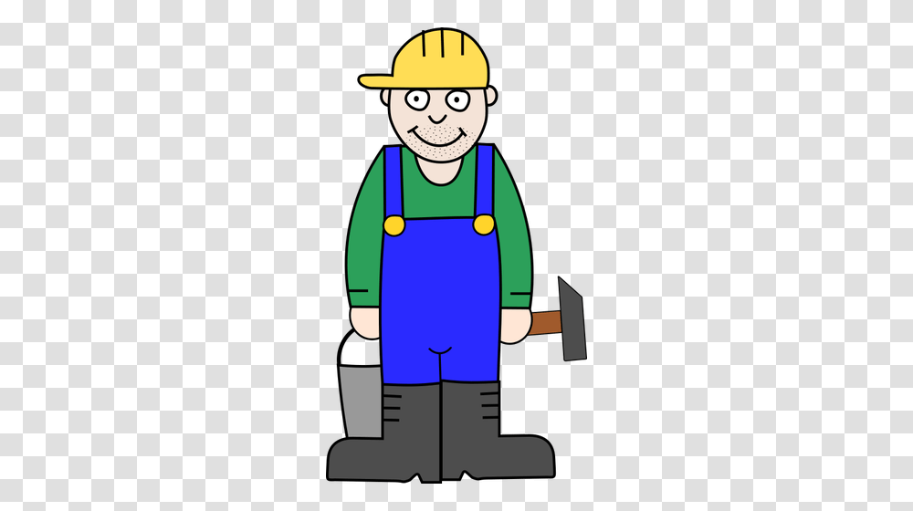 Male Worker, Apron Transparent Png