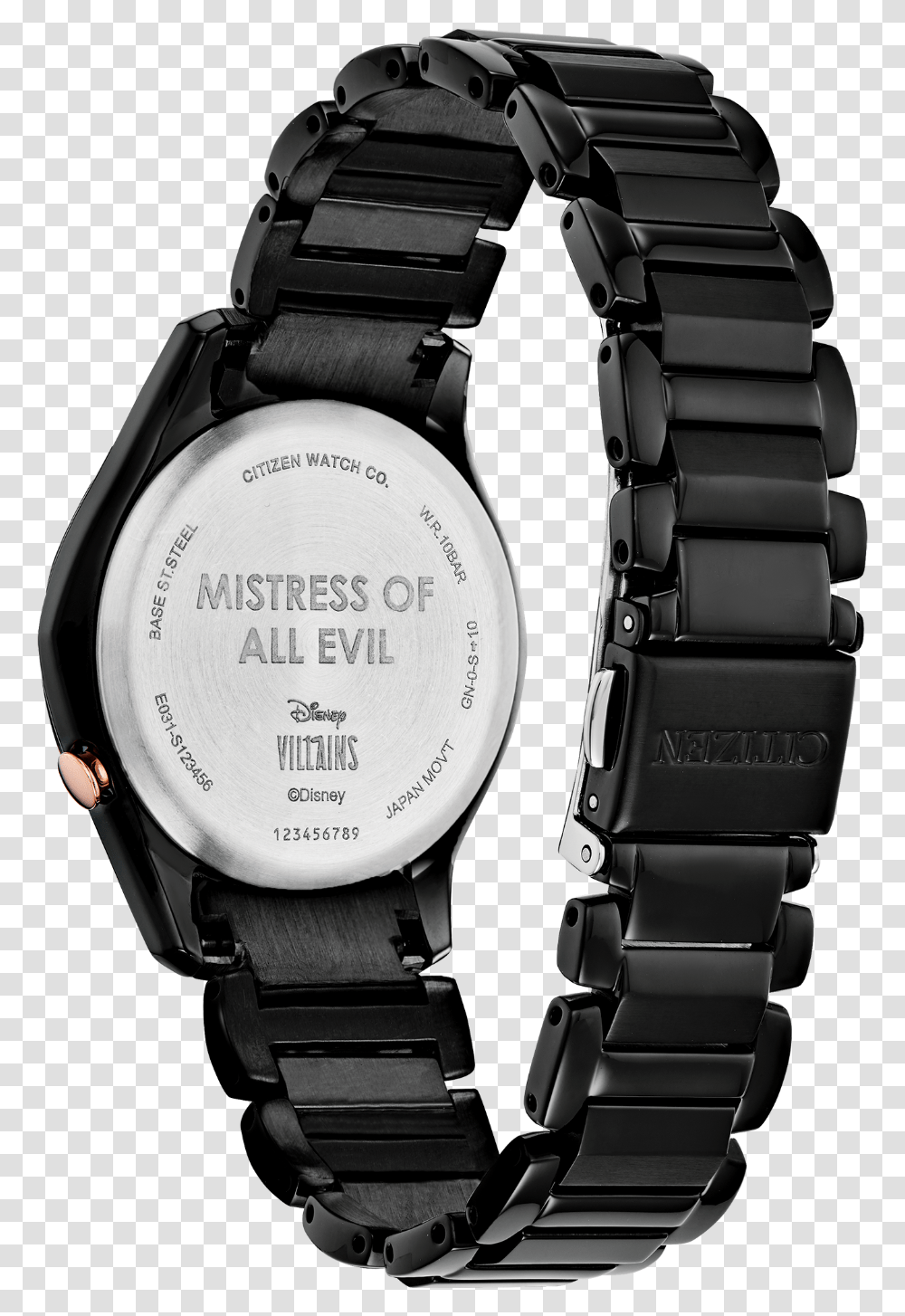 Maleficent Back View Analog Watch, Wristwatch, Digital Watch Transparent Png