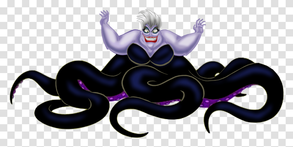 Maleficent Clipart Evil Ursula Little Mermaid, Dragon, Animal Transparent Png