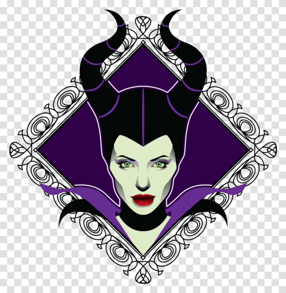Maleficent, Floral Design, Pattern Transparent Png