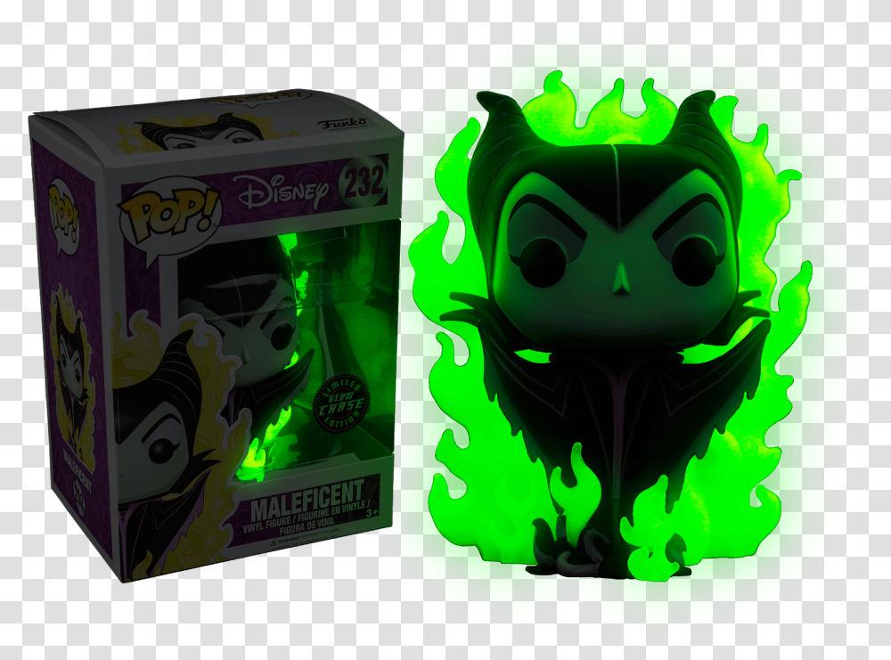 Maleficent Maleficent Glow In The Dark Pop, Green Transparent Png