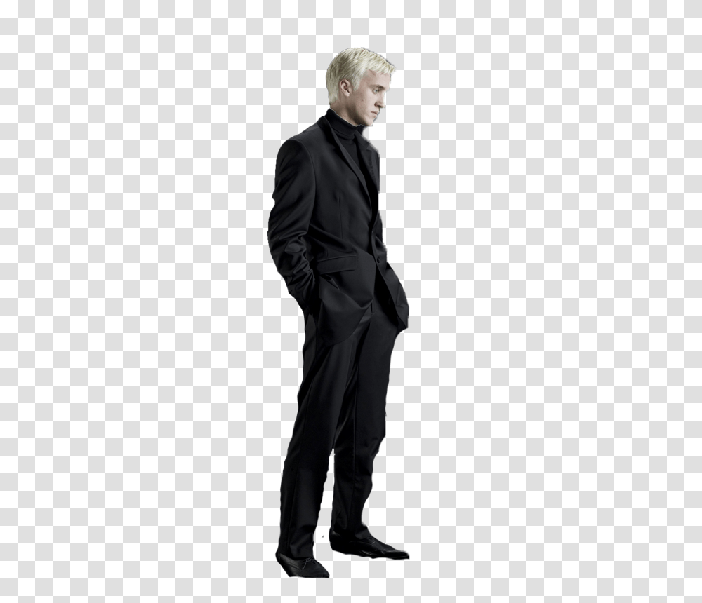 Malfoy, Suit, Overcoat, Person Transparent Png