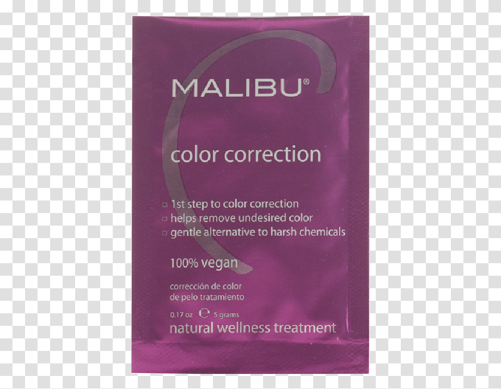 Malibu C Quick Fix For Color Correction Malibu Color Correction, Book, Bottle, Flyer, Poster Transparent Png