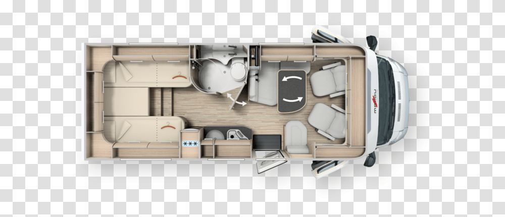 Malibu T430le F35 9 Speed Auto 2 Berth Malibu I 441 Le, Furniture, Floor Plan, Diagram, Cooktop Transparent Png