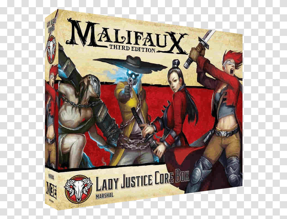 Malifaux 3rd Edition Lady Justice, Poster, Advertisement, Person, Horse Transparent Png