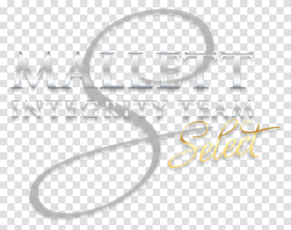 Mallett Integrity Team Calligraphy, Label, Alphabet, Logo Transparent Png