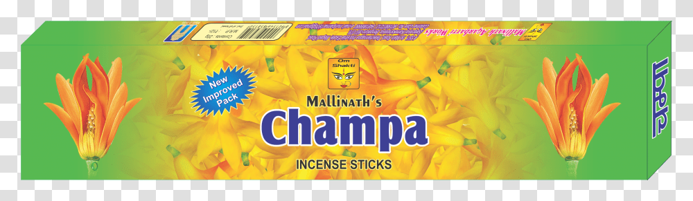 Mallinath Champa Fragrance Incense Sticksagarbatti Poster, Food, Pac Man Transparent Png
