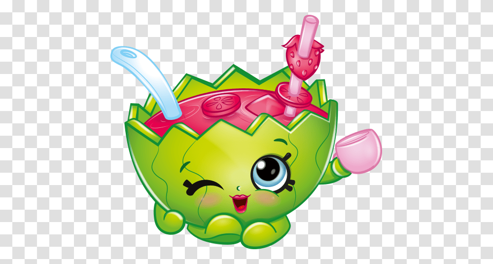 Mallory Watermelon Punch Shopkins Picture, Birthday Cake, Dessert Transparent Png