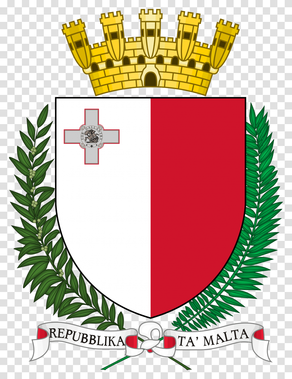 Malta Coat Of Arms, Armor, Shield, Logo Transparent Png