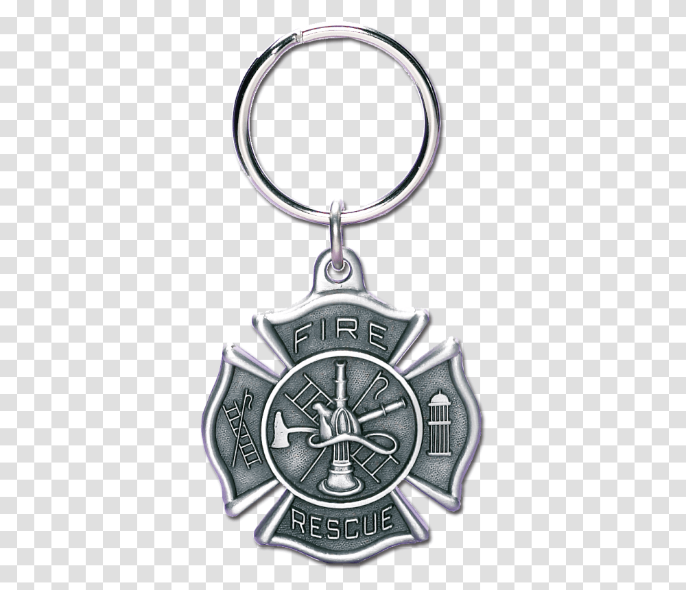 Maltese Cross Key Ring Keychain, Logo, Trademark, Badge Transparent Png