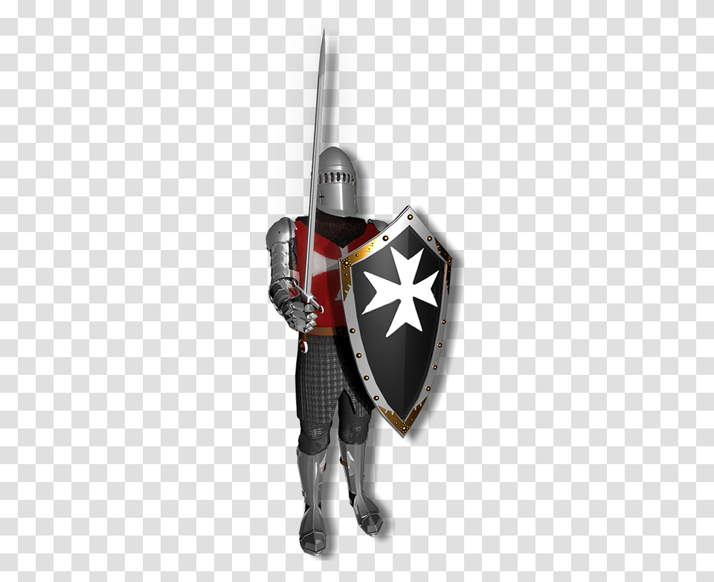 Maltese Cross Knight, Armor, Shield, Helmet, Clothing Transparent Png