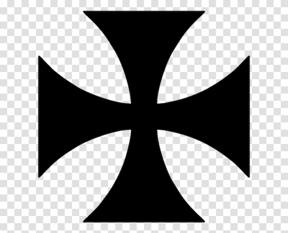 Maltese Cross Symbol, Bow, Pattern, Stencil Transparent Png