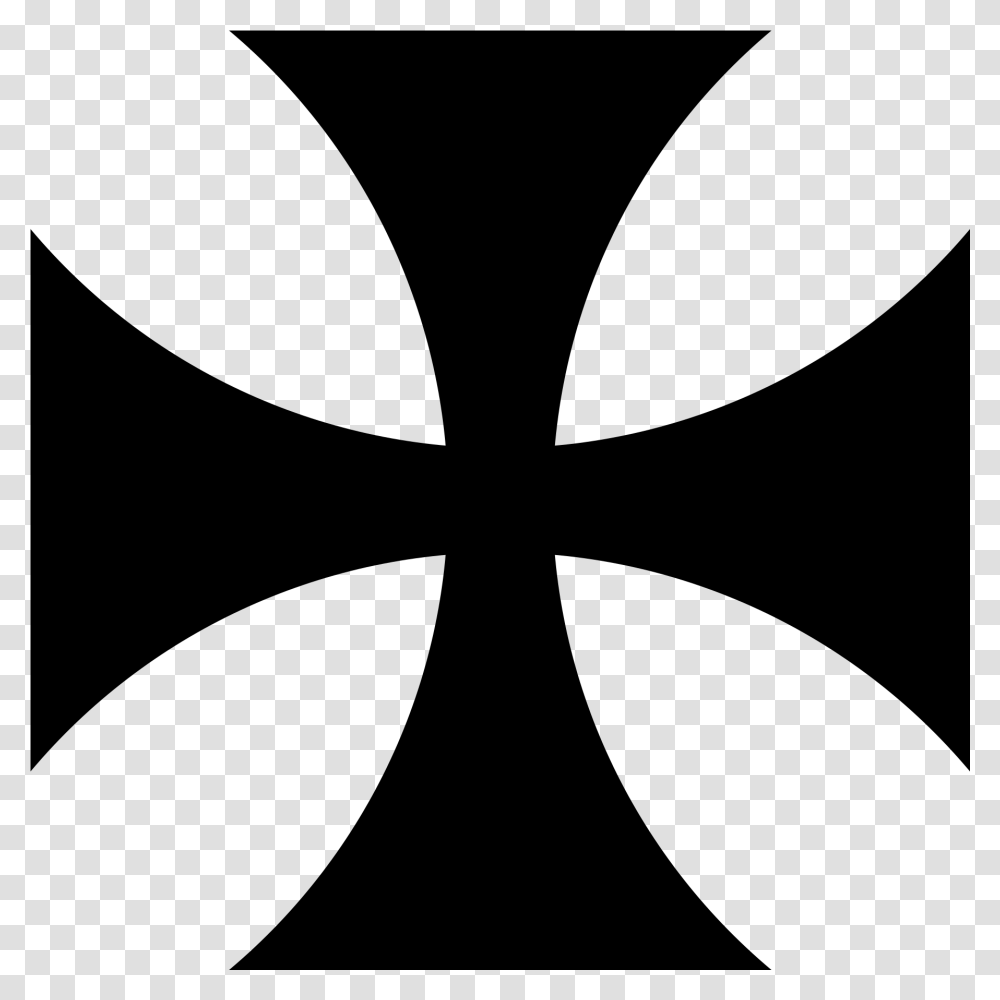 Maltese Cross Symbol, Gray, World Of Warcraft Transparent Png