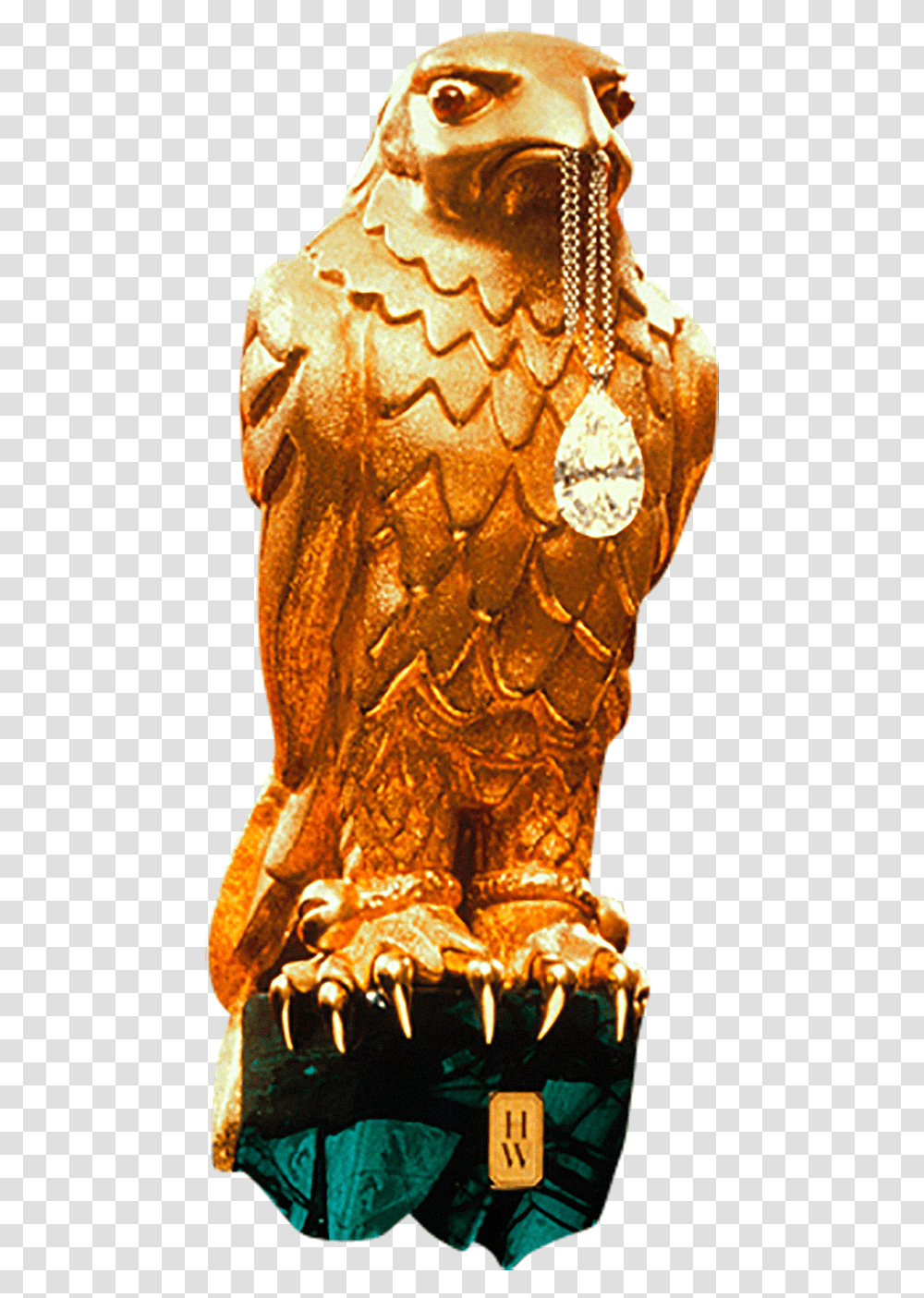 Maltese Falcon Harry Winston, Gold, Bronze, Treasure, Crystal Transparent Png