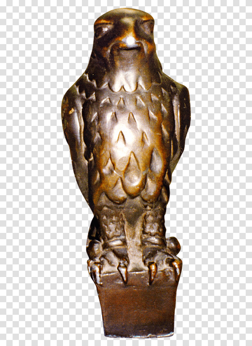 Maltese Falcon Statue, Bronze, Emblem, Glass Transparent Png