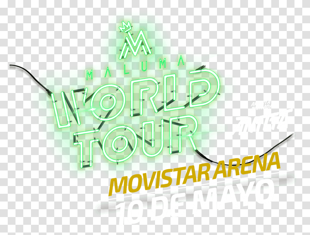 Maluma F A M E World Tour 2019 Movistar Maluma World Tour Logo 2019, Flyer, Poster, Paper, Advertisement Transparent Png