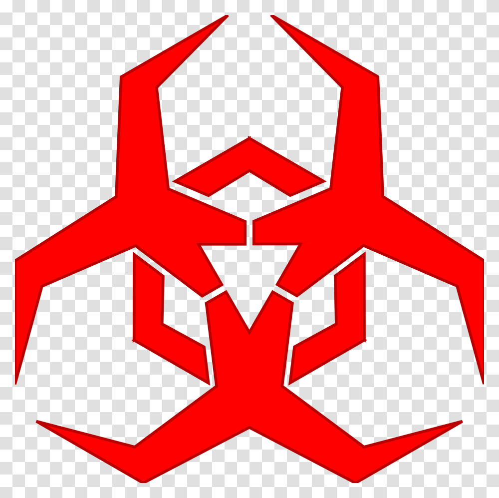 Malware Hazard Symbol, Star Symbol, Cross, Recycling Symbol Transparent Png