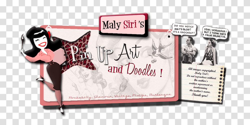 Maly Siri S Pin Up Art Flyer, Person, Alphabet Transparent Png