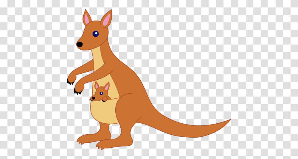 Mama And Baby Kangaroo Clip Art Fonts Boarders Baby, Mammal, Animal, Wallaby Transparent Png