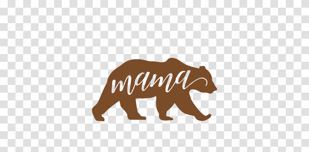 Mama Bear Cuts Scrapbook Cute Clipart, Label, Mammal, Animal Transparent Png