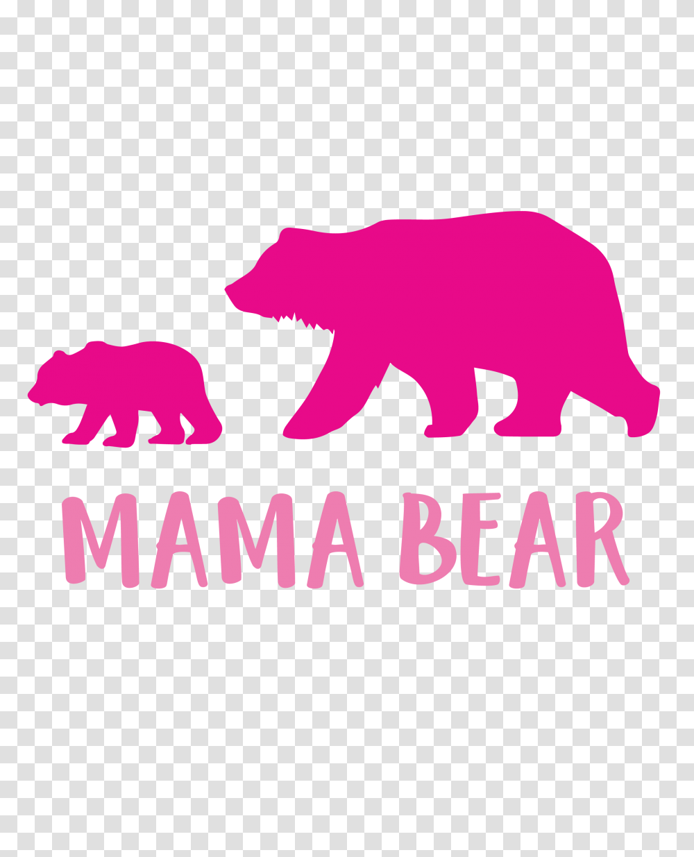 Mama Bear Cutting Dxf Pdf Included, Mammal, Animal, Wildlife, Logo Transparent Png