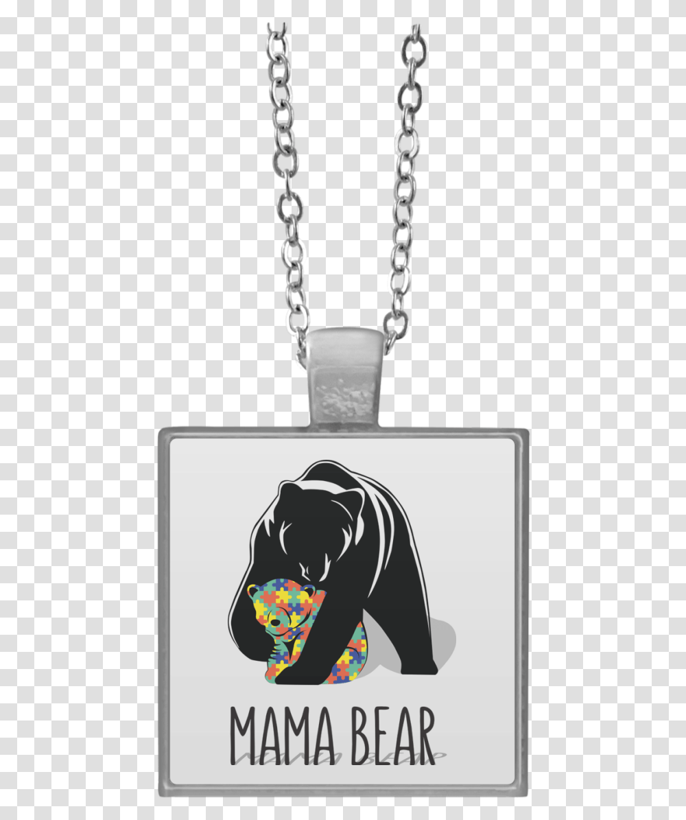 Mama Bear Necklaces Necklace, Mammal, Animal, Canine, Pendant Transparent Png