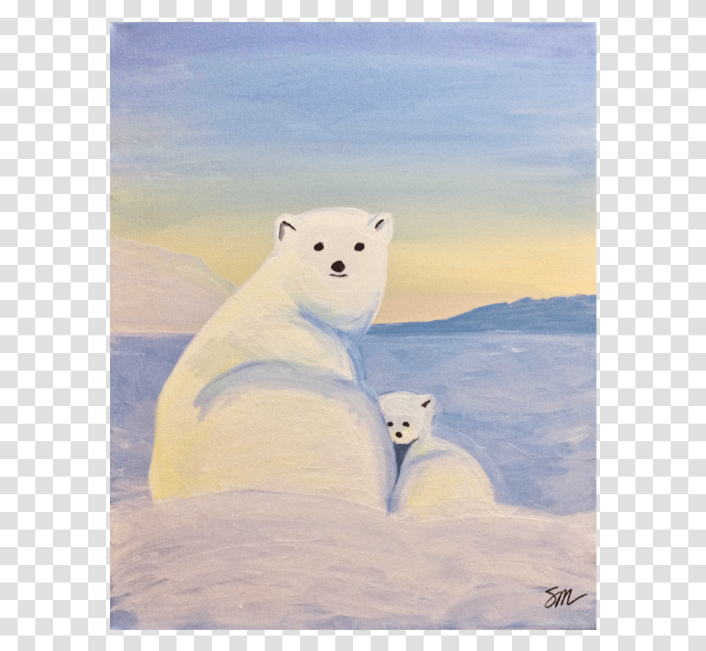 Mama Polar Bear Arctic, Wildlife, Mammal, Animal, Nature Transparent Png