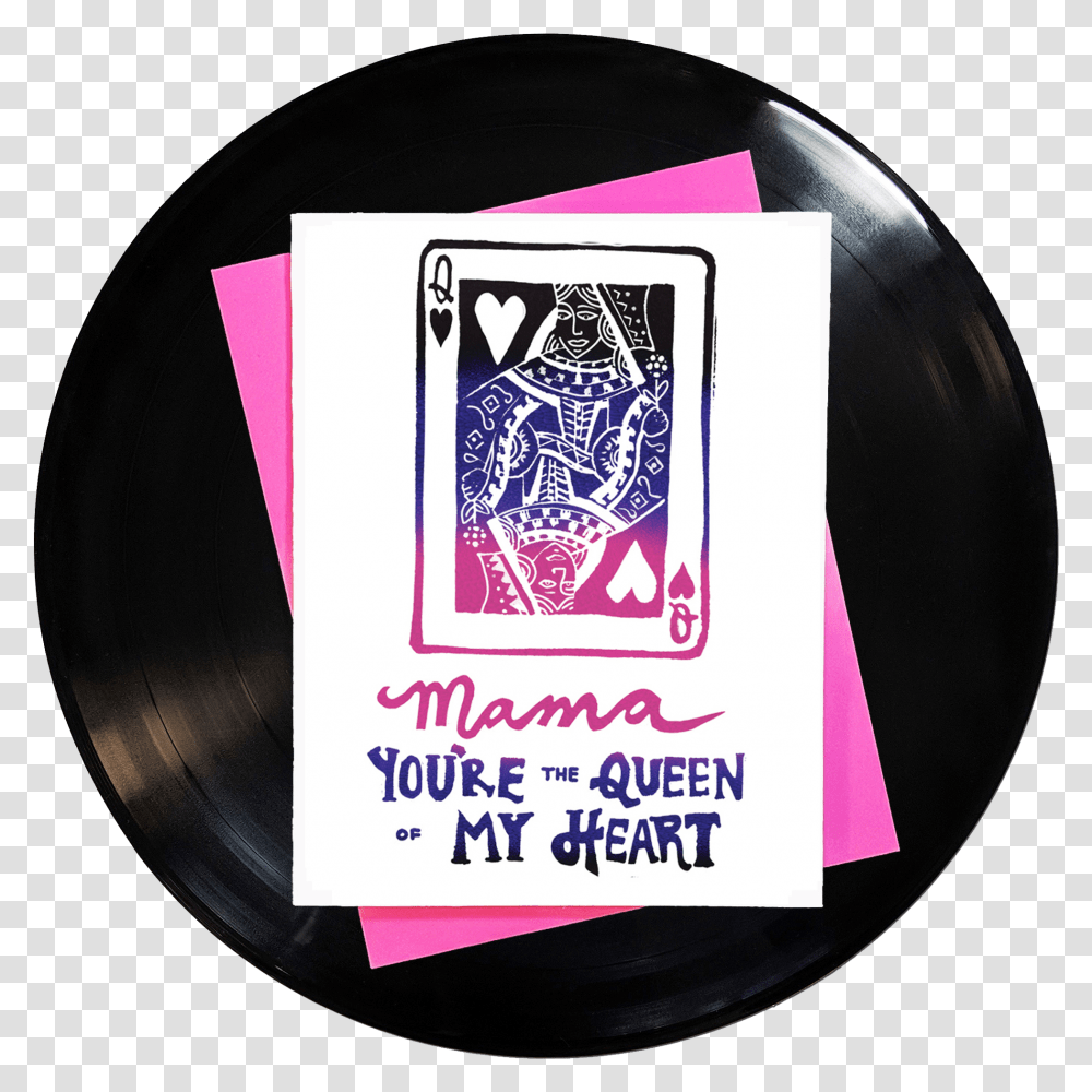 Mama You're The Queen Of My Heart Greeting Card 6 Pack Inspired By Music Foreignspell, Label, Text, Poster, Advertisement Transparent Png