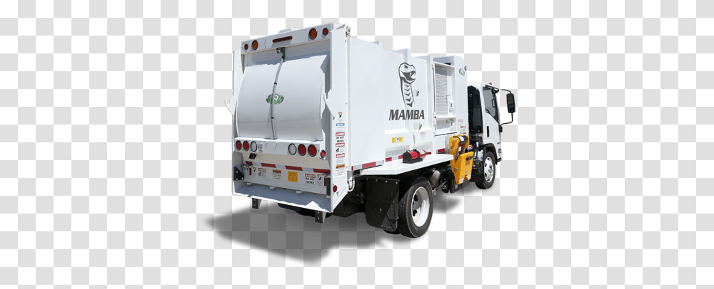 Mamba Satellite Side Loader Garbage Truck, Vehicle, Transportation, Machine, Wheel Transparent Png
