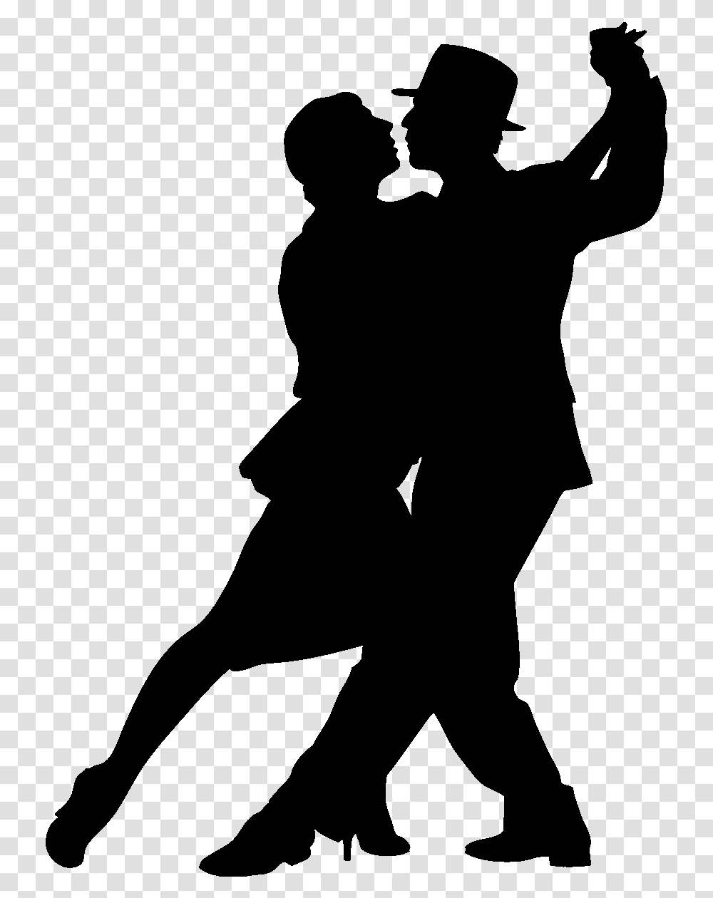Mambo Dance Clipart Stickers De Silhouettes Et Dancing Silhouette, Gray, World Of Warcraft Transparent Png