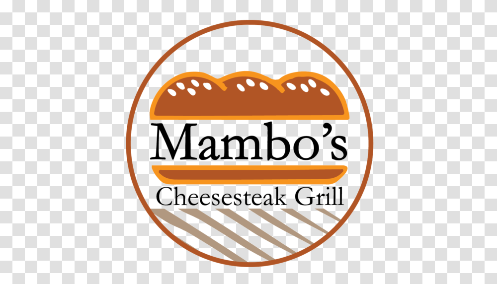 Mambos Cheesesteak Grill, Label, Sticker, Logo Transparent Png