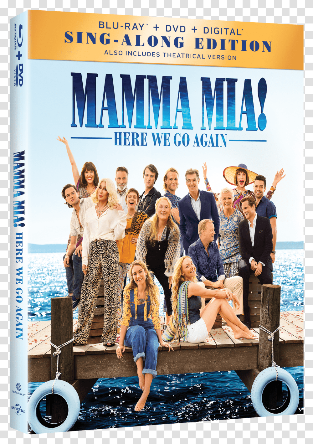 Mamma Mia 2 Dvd Transparent Png