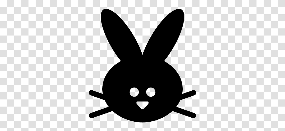 Mammal Clipart Rabbit Computer Icons Easter Bunny Rabbit Head Icon, Gray Transparent Png