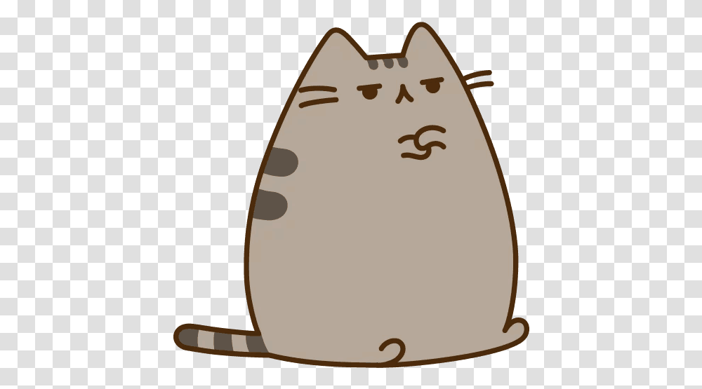 Mammal Sticker Pusheen Cat Download Hq Pusheen Cat, Egg, Food, Clothes Iron, Appliance Transparent Png