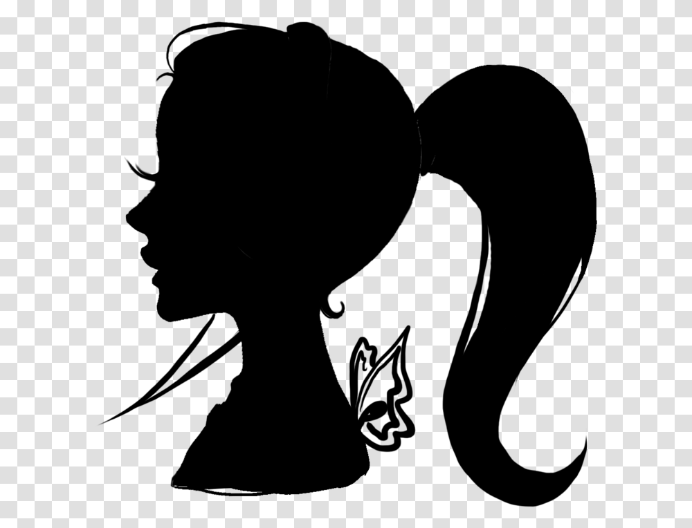 Mammal Woman Silhouette Free Hq Image Clipart Black Woman Silhouette, Gray, World Of Warcraft Transparent Png