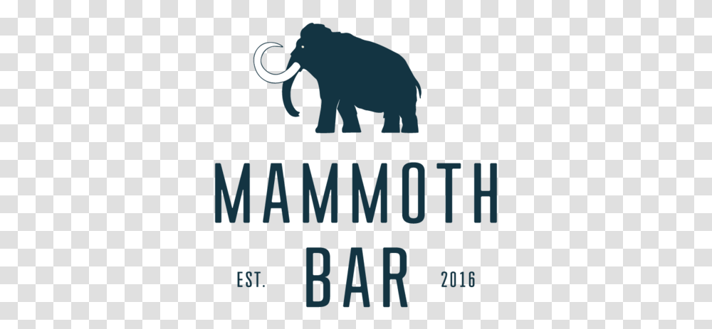 Mammoth Bar Indian Elephant, Poster, Advertisement, Mammal Transparent Png