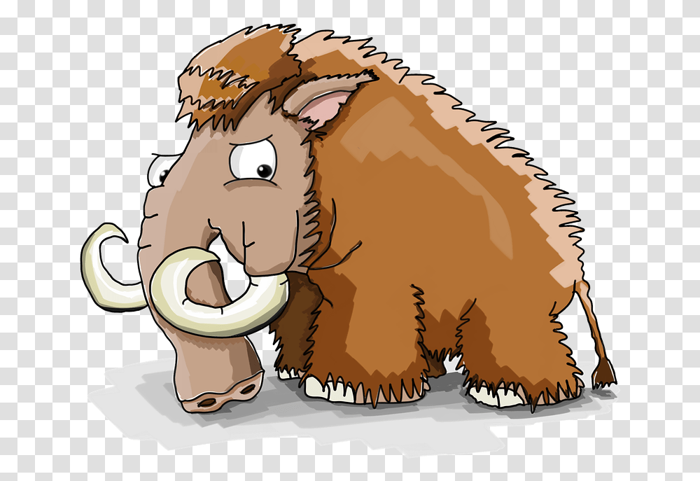 Mammoth Cool Cartoon 100 Animals Name In Hindi, Mammal, Wildlife, Buffalo, Rodent Transparent Png