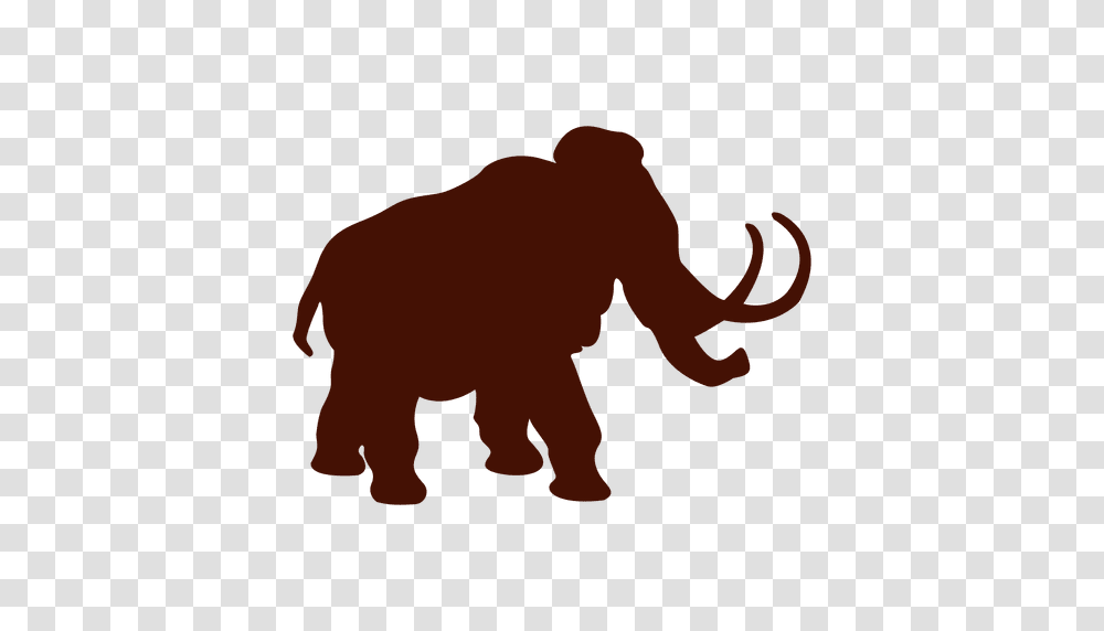 Mammoth Elephant Silhouette, Logo, Buffalo, Wildlife Transparent Png