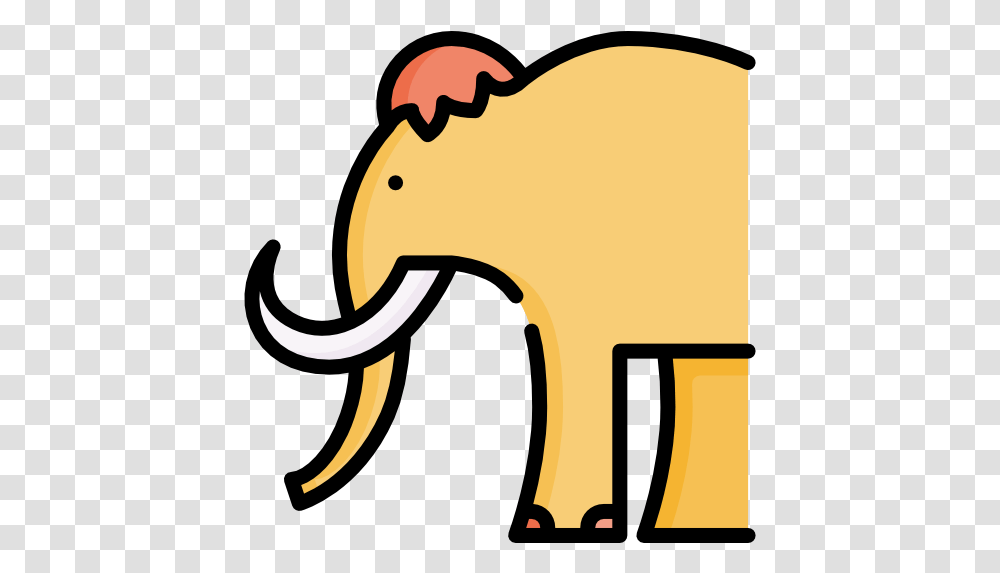 Mammoth Free Animals Icons Big, Axe, Mammal, Label, Text Transparent Png