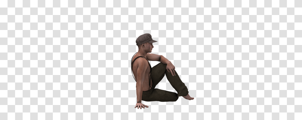 Man Person, Sitting, Shoe Transparent Png