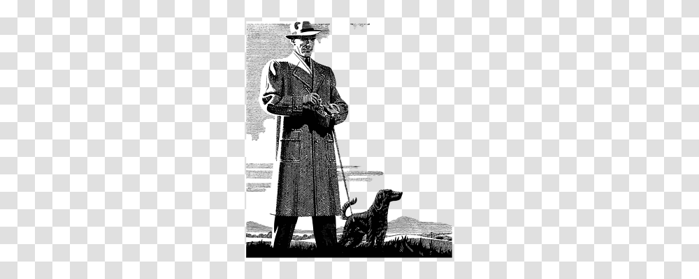 Man Person, Coat, Overcoat Transparent Png