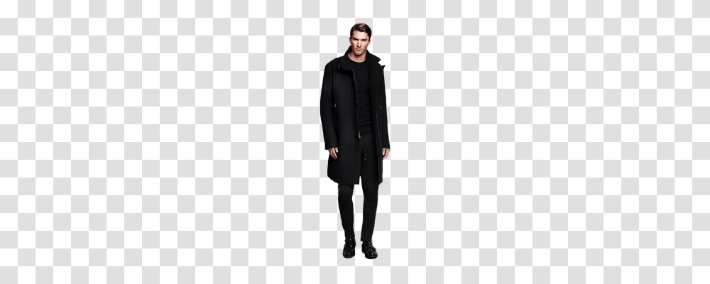 Man Person, Apparel, Overcoat Transparent Png