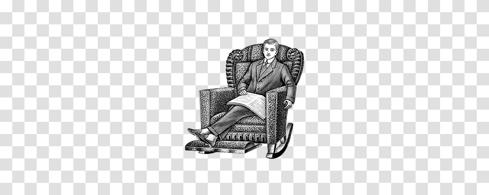 Man Person, Furniture, Human, Armchair Transparent Png