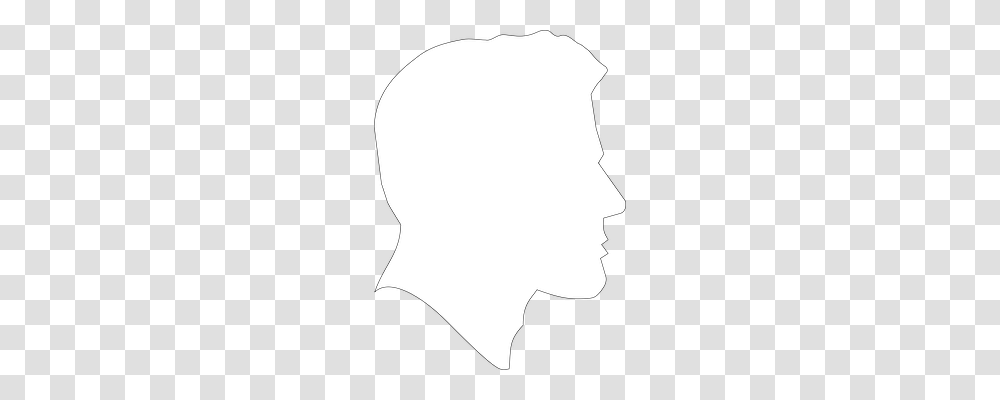 Man Silhouette, Face, Stencil, Back Transparent Png